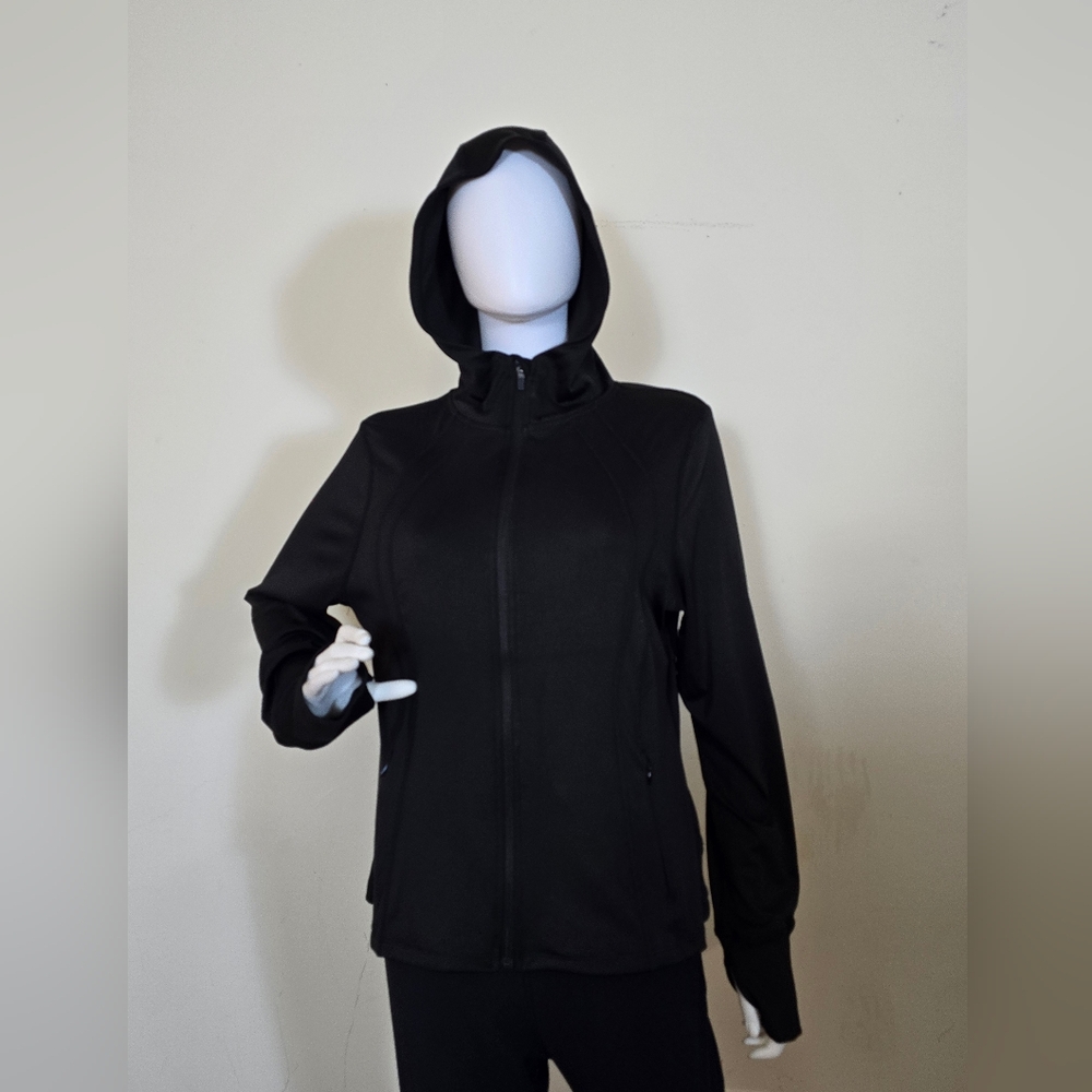 Danskin Black Hoodie Sweatshirt